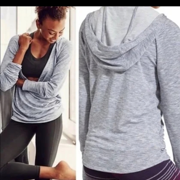 Athleta Studio Wrap Hoodie. Size small - Picture 3 of 8